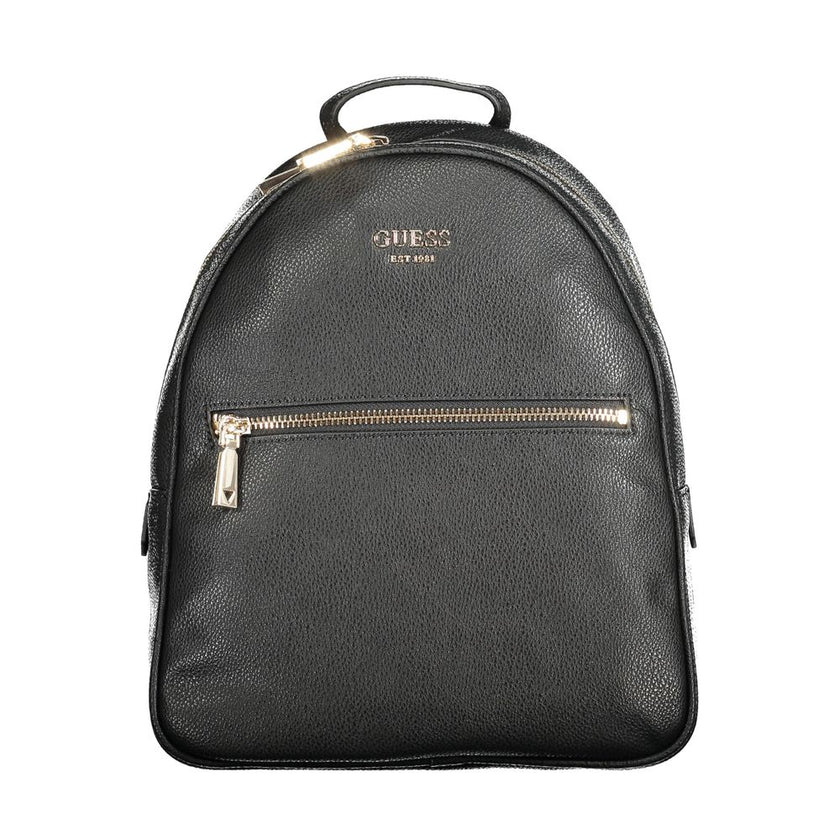 Guess Jeans Black Polyethylene Women Backpack