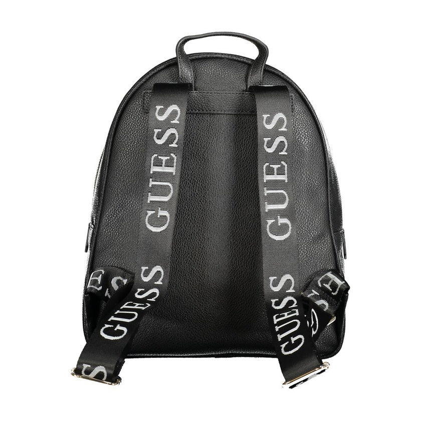 Guess Jeans Black Polyethylene Women Backpack