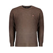 Norway 1963 Brown Wool Men Sweater