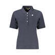 K-WAY Blue Cotton Women Polo Shirt