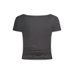 Guess Jeans Black Modal Tops & T-Shirt