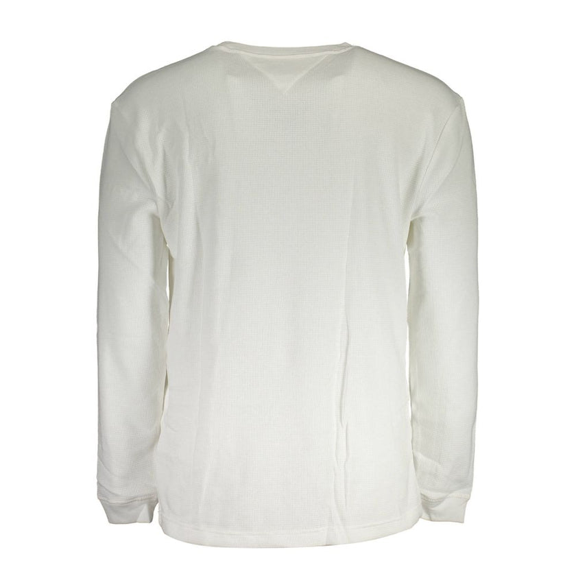 Tommy Hilfiger White Cotton Sweater