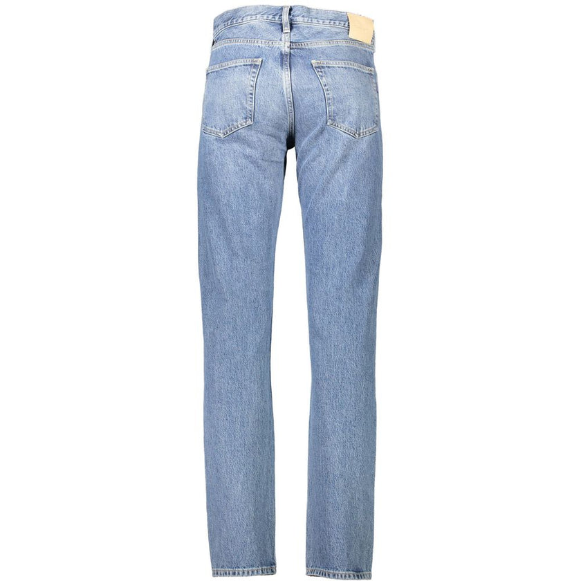 Gant Light Blue Cotton Men Jeans