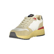 Blauer Beige Polyester Men Sneaker