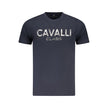 Cavalli Class Blue Cotton Men T-Shirt