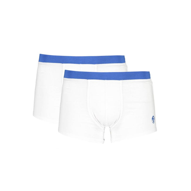 North Sails White Cotton Men Boxer
