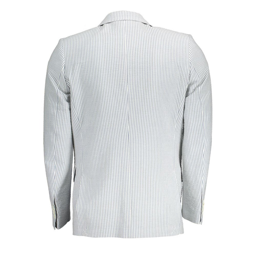 Gant White Cotton Men Jacket