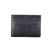 Tommy Hilfiger Sleek Blue Leather Card Holder with Contrast Details