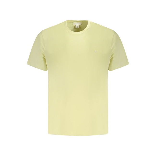 Calvin Klein Yellow Cotton T-Shirt