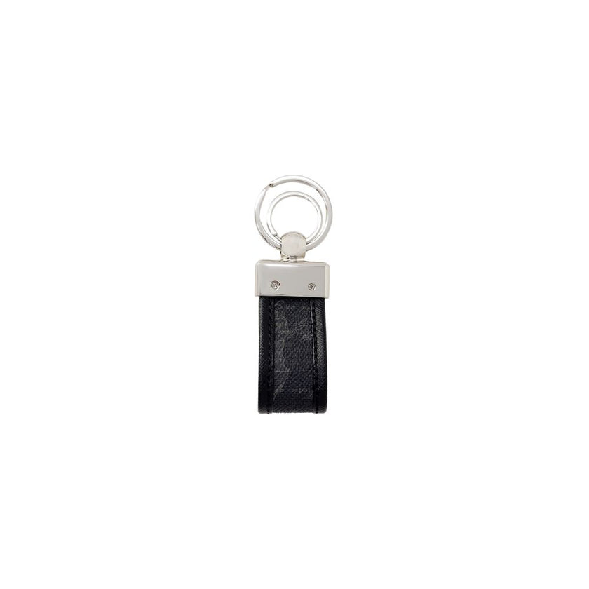 Alviero Martini Prima Classe Black Leather Keychain