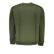 Cavalli Class Elegant Green Fleece Crew Neck Sweatshirt