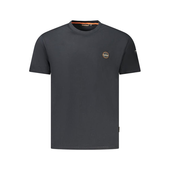 Napapijri Black Cotton Men T-Shirt