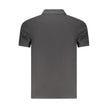 Calvin Klein Black Cotton Men Polo Shirt