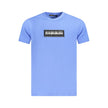 Napapijri Blue Cotton Men TShirt