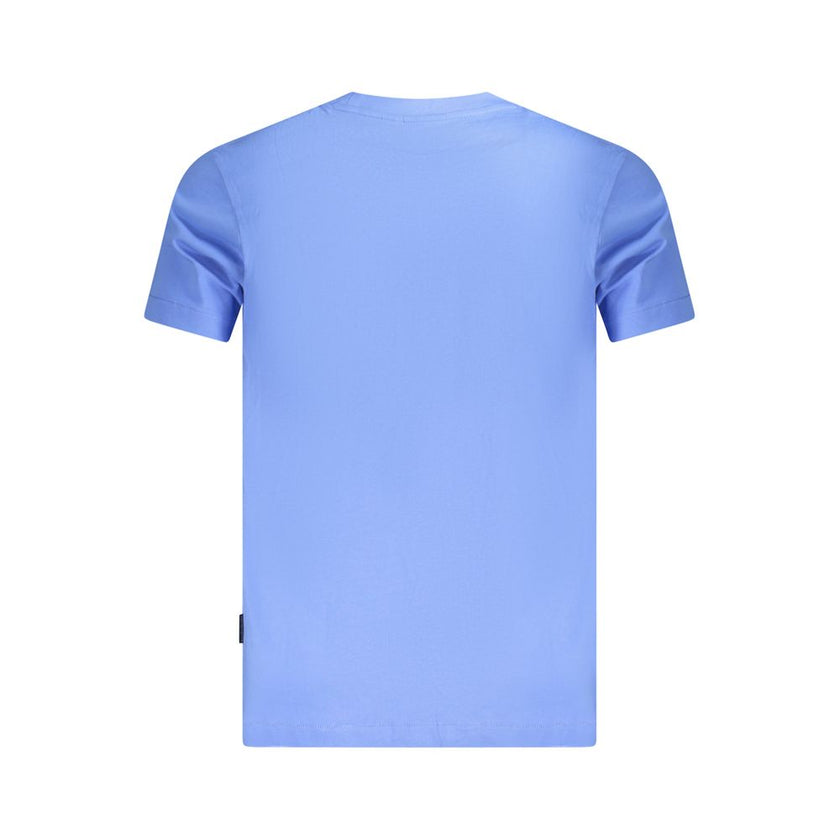 Napapijri Blue Cotton Men TShirt