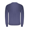 North Sails Blue Cotton Men Sweater