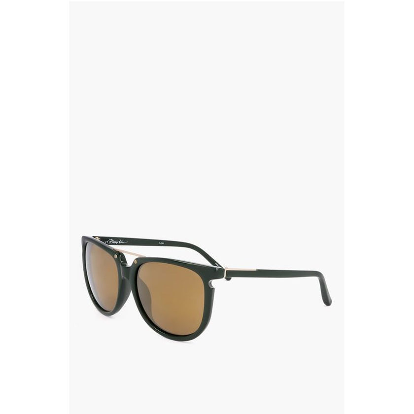 Linda Farrow PHILLIP LIM Wayfarer Sunglasses with Metal Bridge