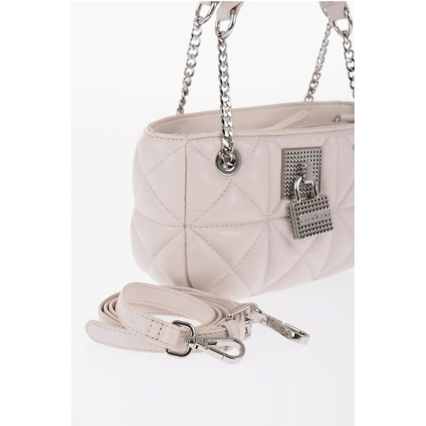 John Richmond Quilted Faux Leather LAZARO Shoulder Bag