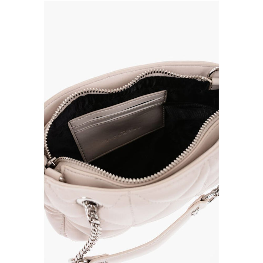 John Richmond Quilted Faux Leather LAZARO Shoulder Bag