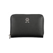 Tommy Hilfiger Elegant Black Zip Wallet with Multiple Compartments