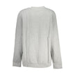 Cavalli Class Chic Gray Crew Neck Fleece Sweatshirt