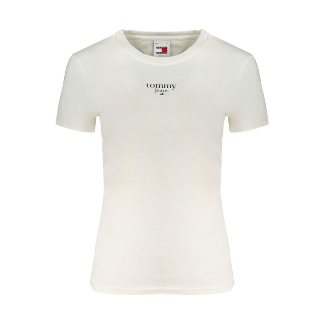 Tommy Hilfiger White Cotton Tops & T-Shirt