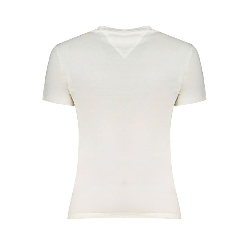 Tommy Hilfiger White Cotton Tops & T-Shirt