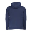 Norway 1963 Blue Cotton Men Hooded Sweater