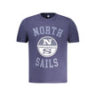 North Sails Blue Cotton Men T-Shirt