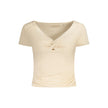 Guess Jeans Pink Modal Tops & T-Shirt