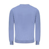 North Sails Blue Cotton Men Sweater