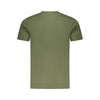 Cavalli Class Green Cotton Men T-Shirt
