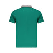 Cavalli Class Green Cotton Men Polo Shirt