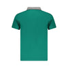 Cavalli Class Green Cotton Men Polo Shirt