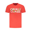 Cavalli Class Red Cotton Men T-Shirt
