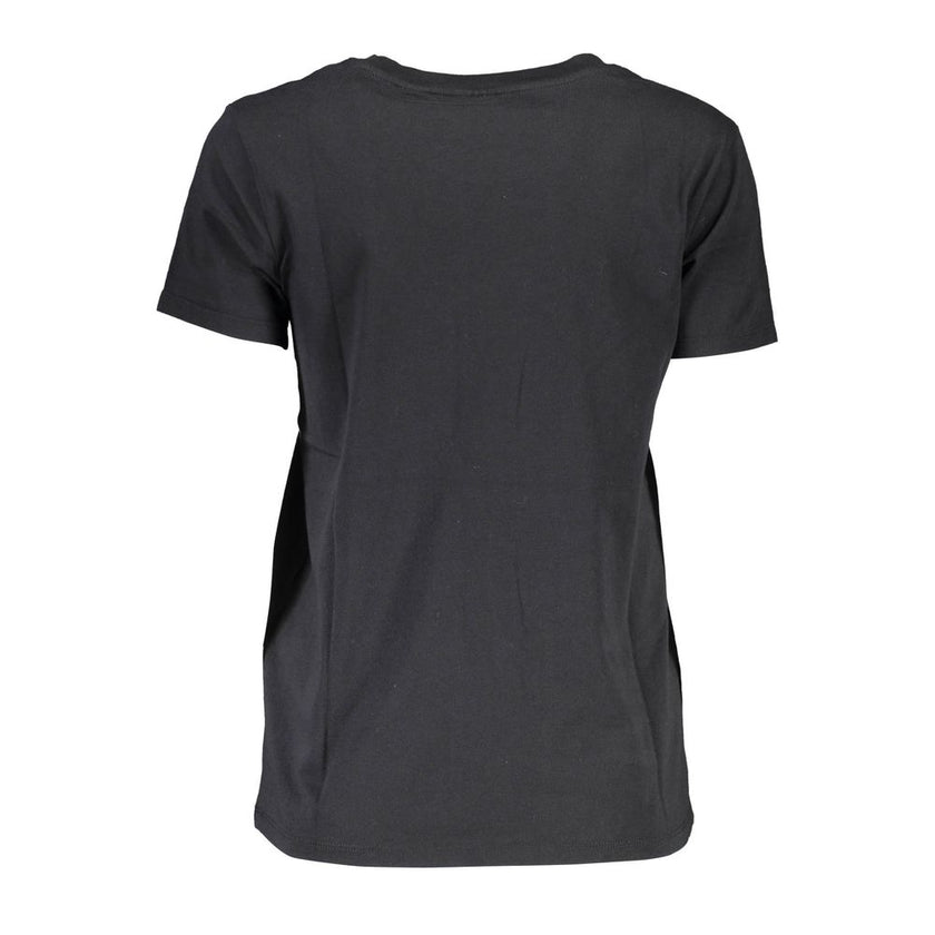 Levi's Black Cotton Women T-Shirt