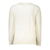 Tommy Hilfiger Chic White Crew Neck Cotton Sweater
