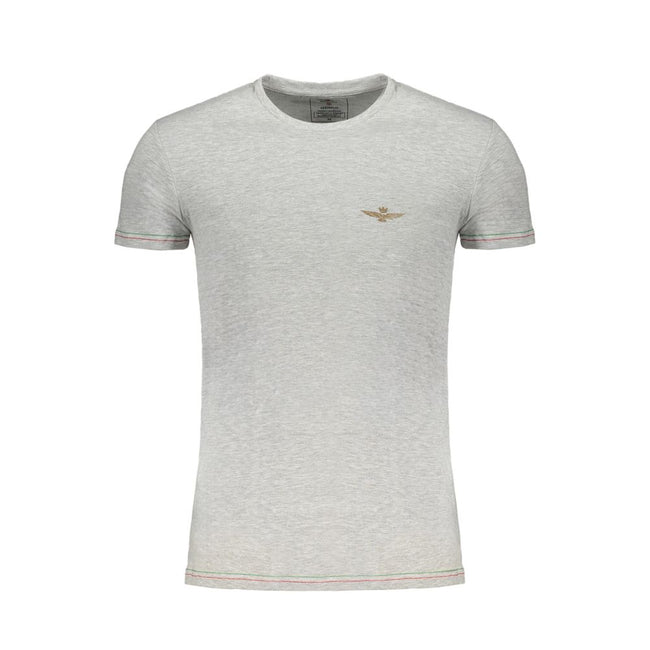 Aeronautica Militare Brown Cotton Men T-Shirt