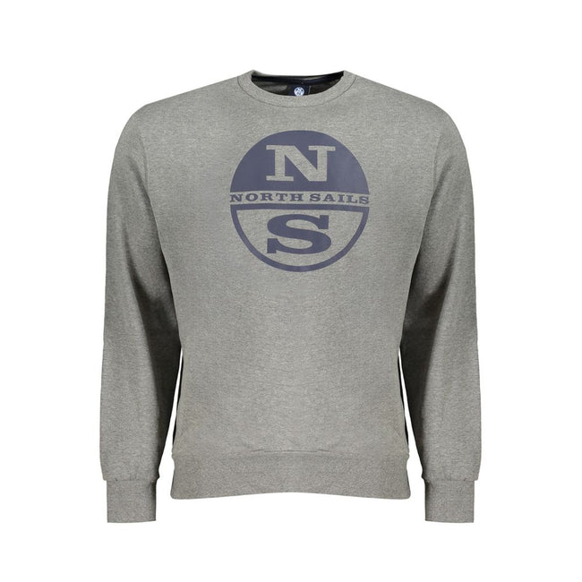 North Sails Brown Cotton Men Sweater