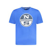 North Sails Blue Cotton Men T-Shirt