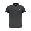 Norway 1963 Black Cotton Men Polo Shirt