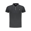 Norway 1963 Black Cotton Men Polo Shirt