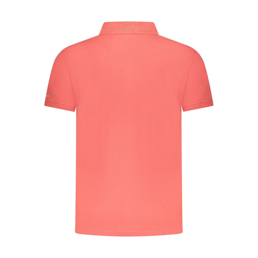 Trussardi Pink Cotton Men Polo Shirt