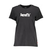 Levi's Black Cotton Tops & T-Shirt