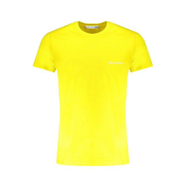 Trussardi Yellow Cotton T-Shirt