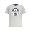 North Sails Brown Cotton Men T-Shirt