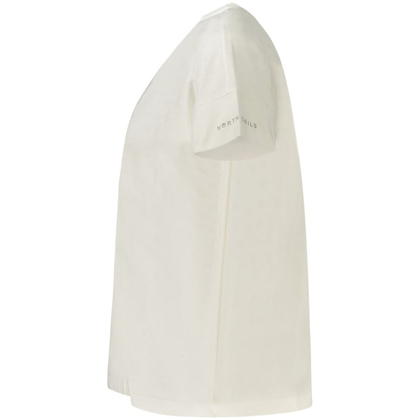 North Sails White Cotton Tops & T-Shirt