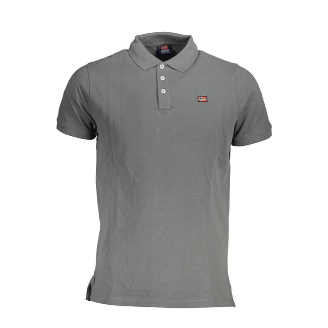 Norway 1963 Brown Cotton Men Polo Shirt