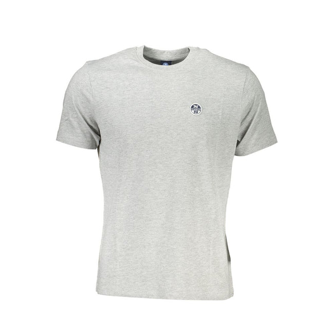 North Sails Brown Cotton Men T-Shirt