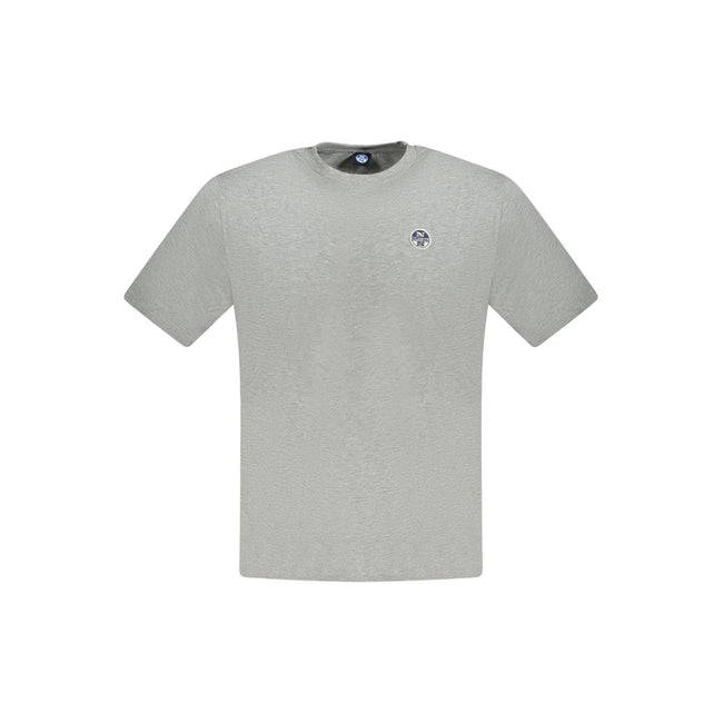North Sails Brown Cotton Men T-Shirt